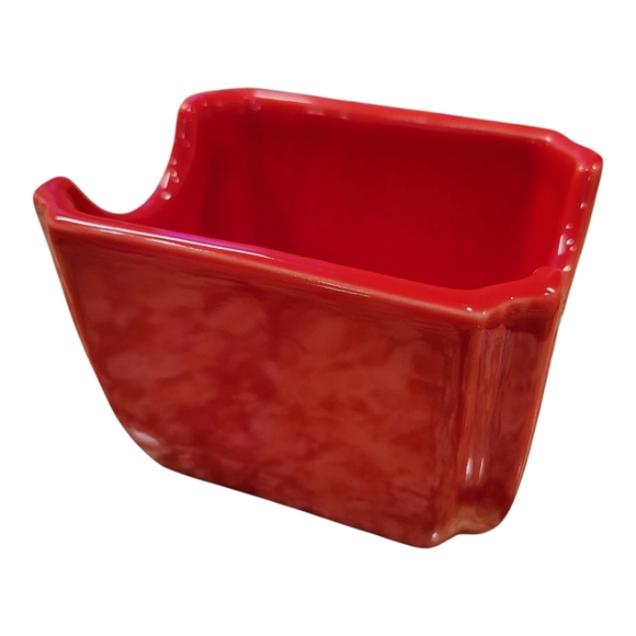 Fiesta 3 1/2 Inch Sugar Packet Holder Scarlet - Picture 1 of 3